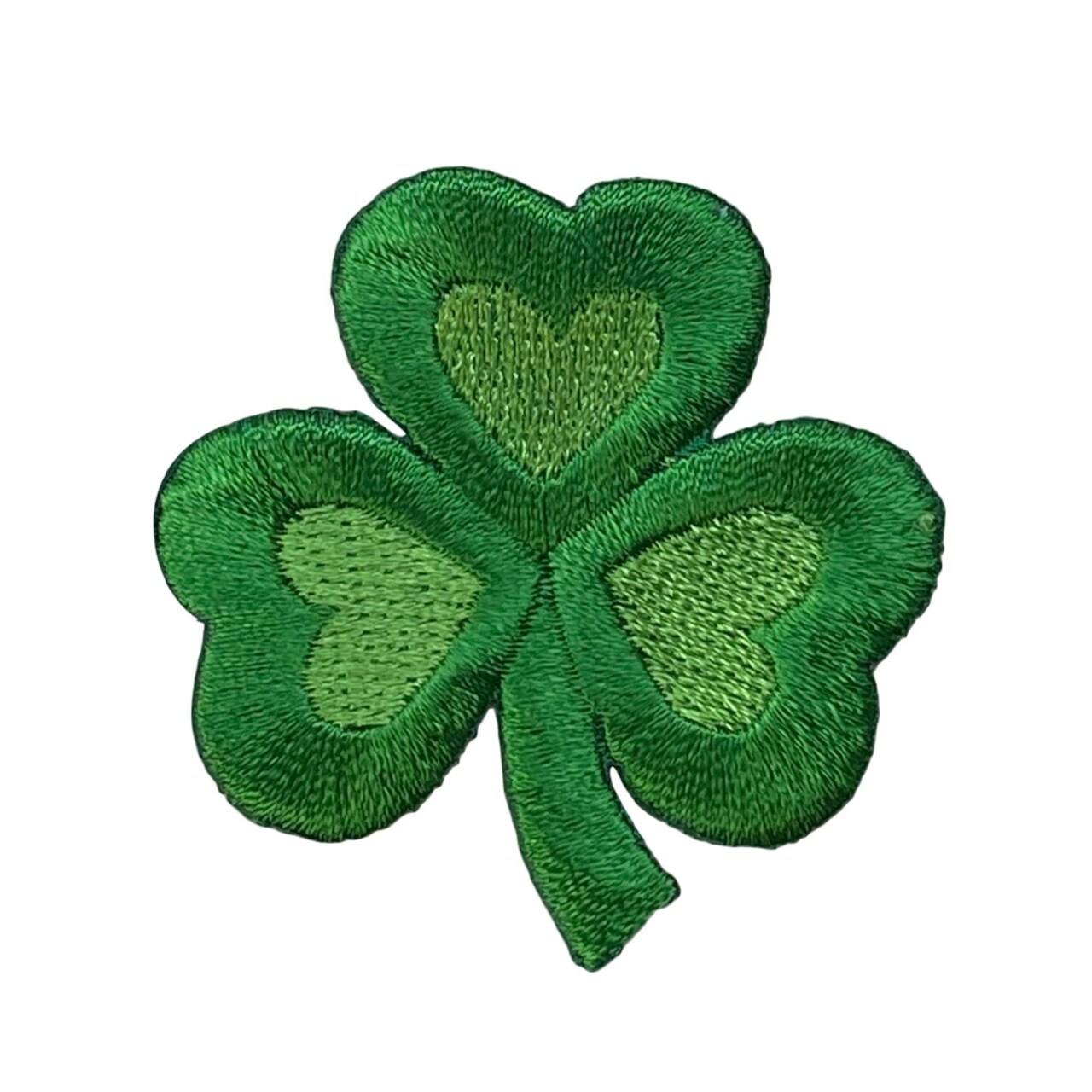 2" Shamrock, Clover, St Patrick's Day, Irish, Embroidered, Iron on Patch